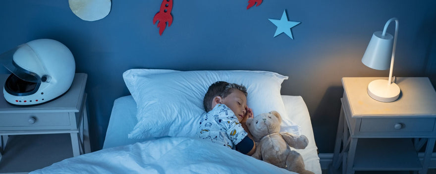 baby sleeping in a crib